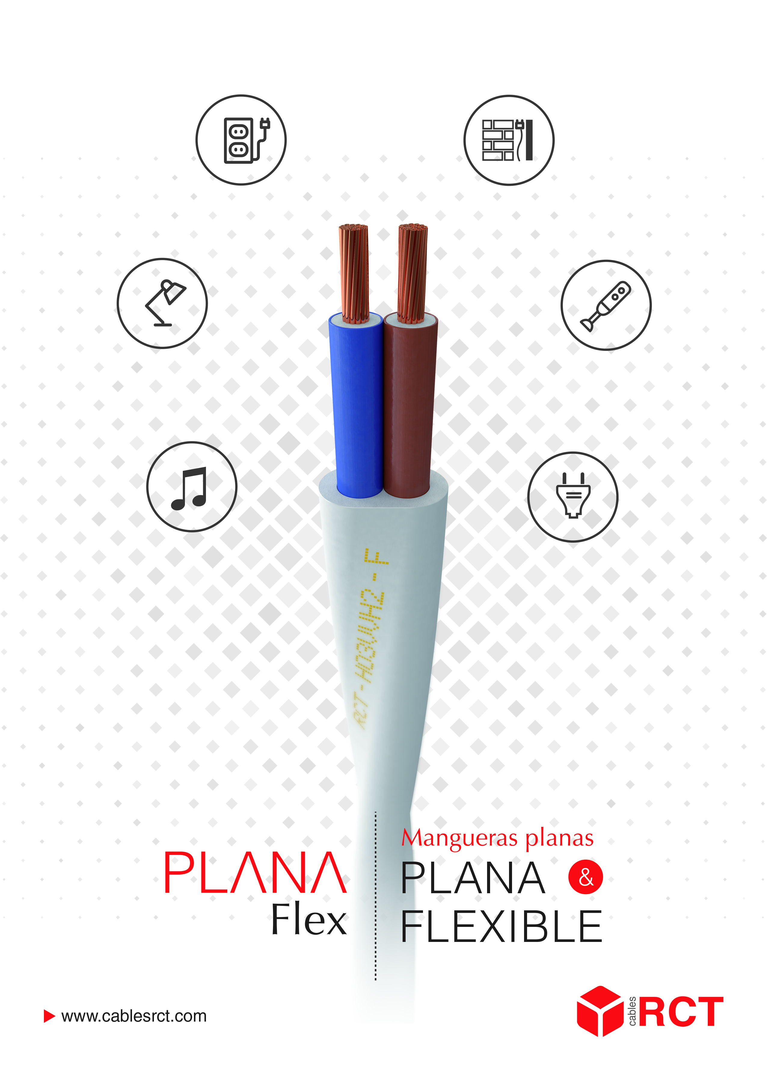 Cables RCT-Manguera plana