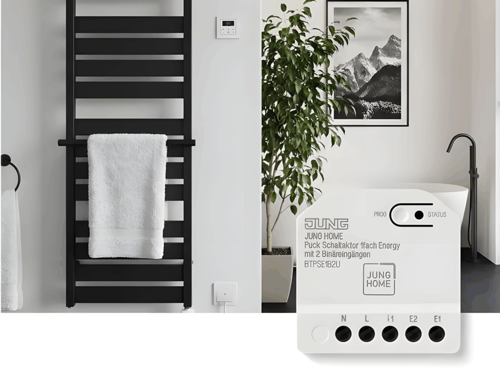 JUNG presenta los nuevos HOME Pucks: domótica sencilla para viviendas sin obras ni cableado extra.