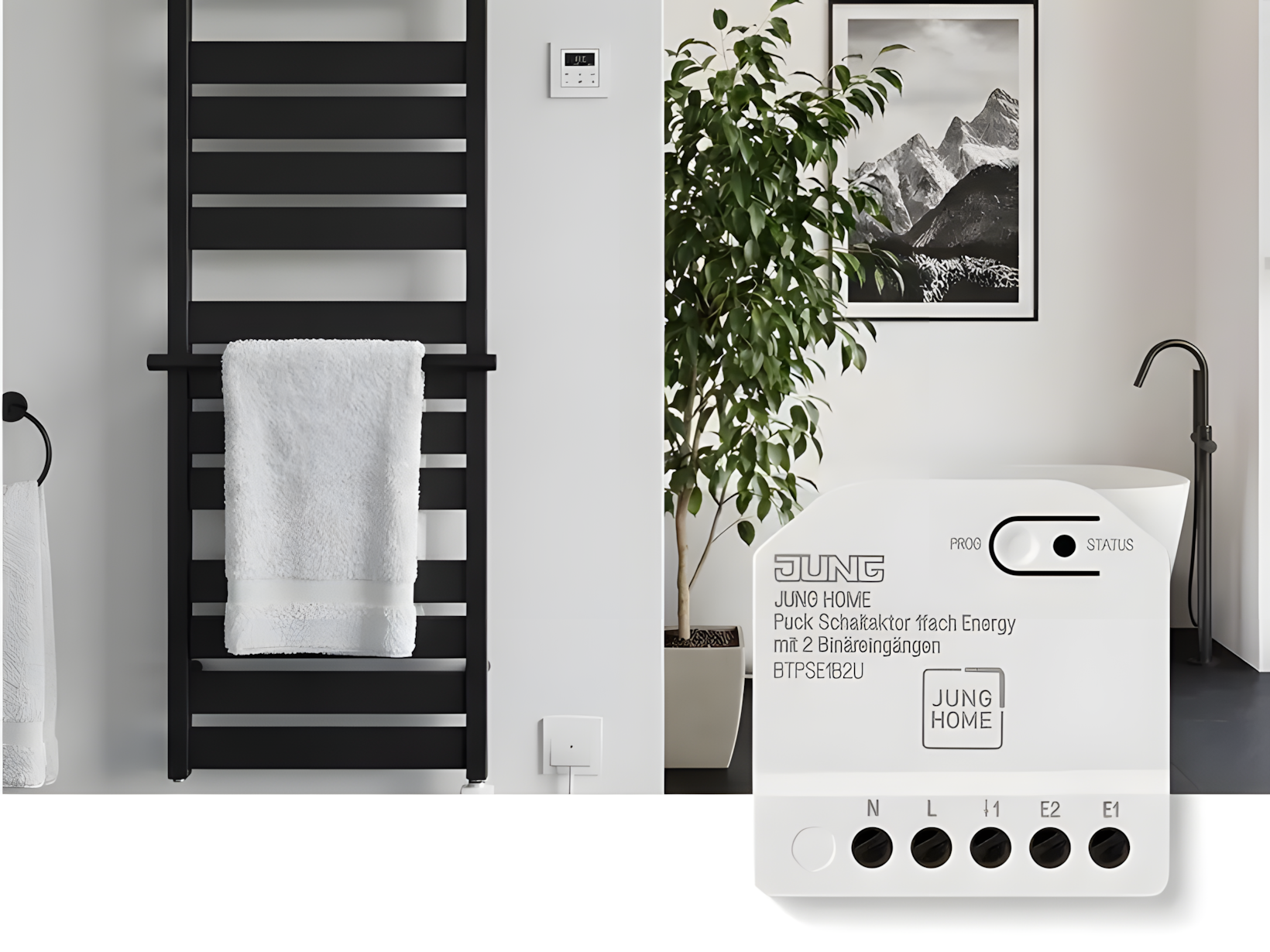 JUNG presenta los nuevos HOME Pucks: domótica sencilla para viviendas sin obras ni cableado extra.