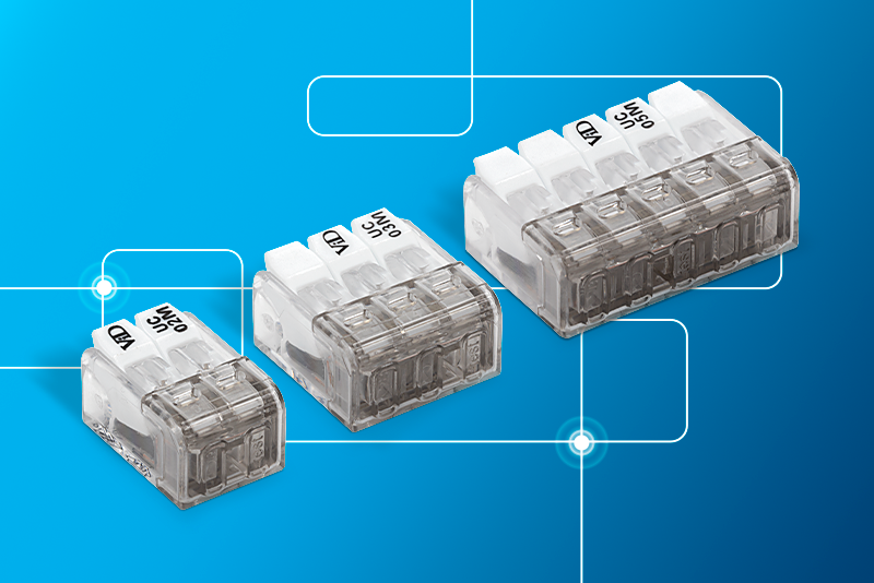 GAESTOPAS presenta mini conectores rápidos universales: más compactos para cajas, luminarias y espacios reducidos