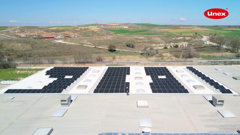 Unex aporta su especialización a una instalación fotovoltaica industrial en Madrid.
