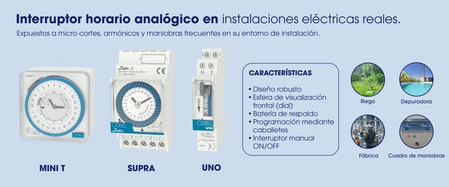 Interruptor horario analógico: por qué sigue siendo una solución fiable en instalaciones eléctricas reales.